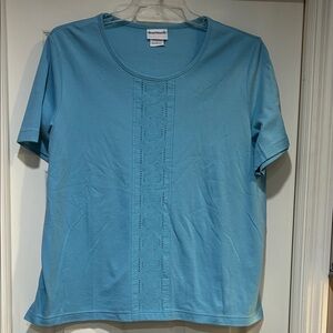 BonWorth Blue Short Sleeve Top